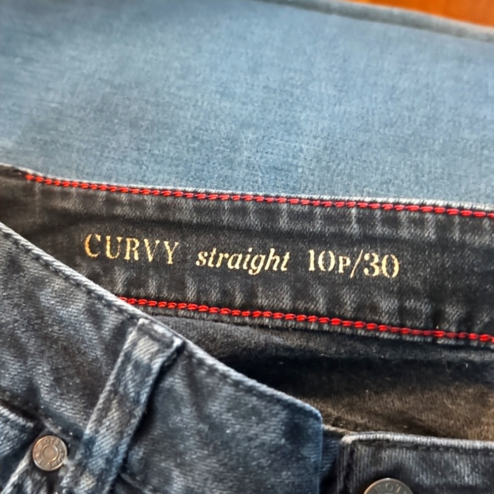 Talbot's Curvy Straight Jeans